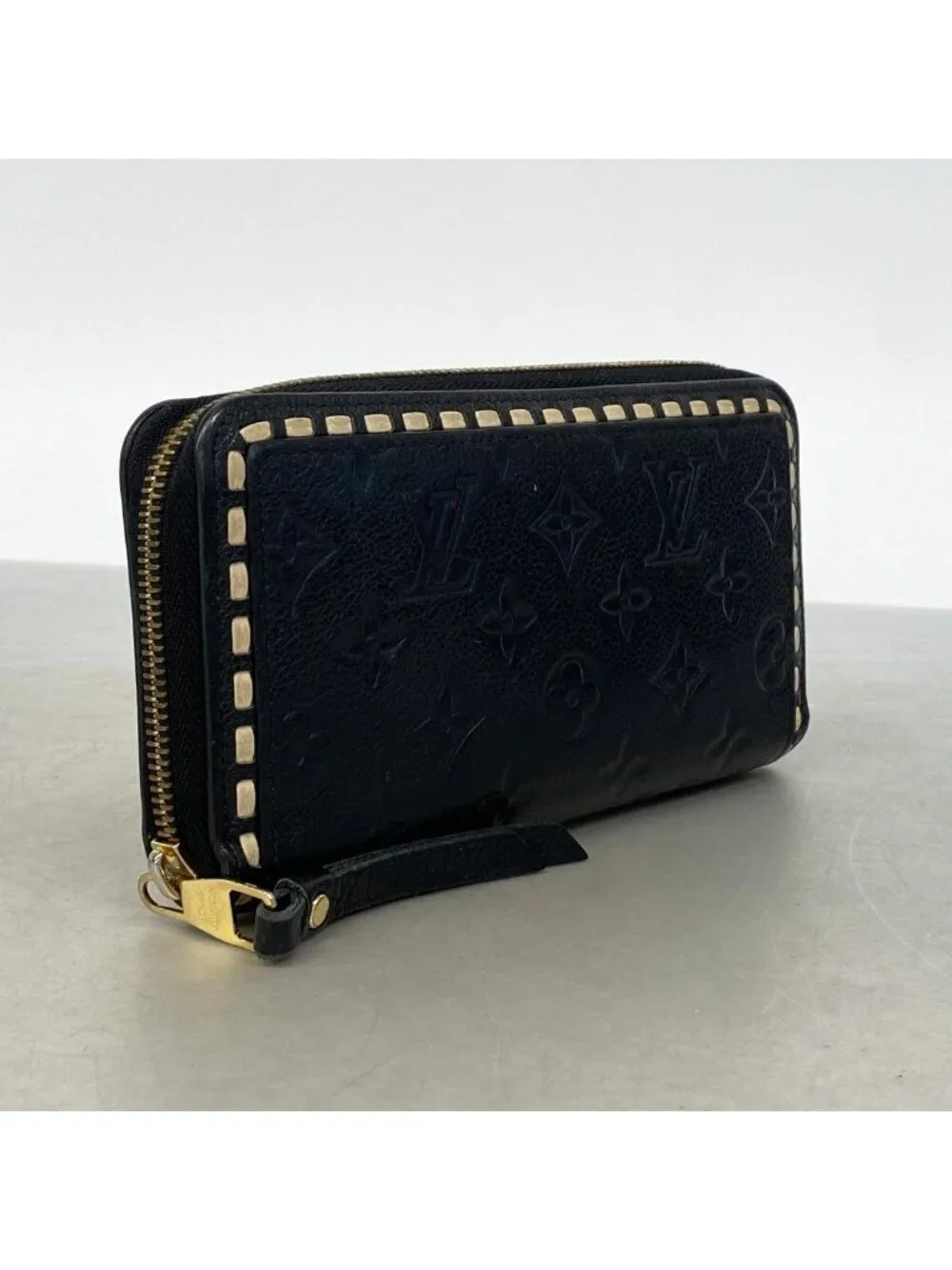Louis Vuitton Wallet Monogram Empreinte Zippy Noir